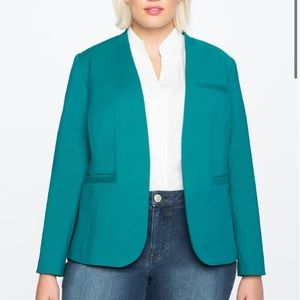 Eloquii Kiss Front Blazer Jacket size 14